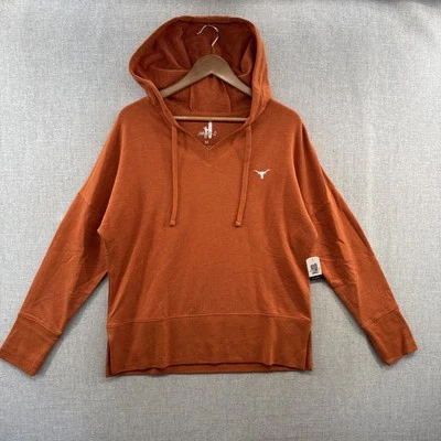 NUEVO Pullover con Capucha Johnnie-O Texas Longhorns Para Hombre Mediano Relajado Naranja Exterior Foto 1 de 4
