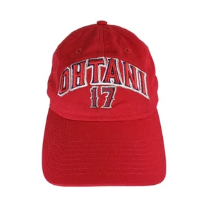 Seltene schwer zu findende rote "OHTANI 17" Baseball Snapback Cap — verstellbare Fanmütze - Bild 1 von 14