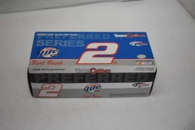 Kurt Busch #2 Miller Lite Dodge 1:24 Diecast Car Signed Team Caliber NASCAR 2006 - Image 1 of 4