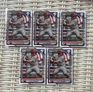 2024 Bowman Baseball - Aidan Miller 1st Bowman 5 Card Lot BP-27 - Bild 1 von 3