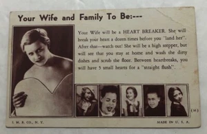 Your Wife & Family To Be: cartolina (G2) vedi descrizione - Foto 1 di 2