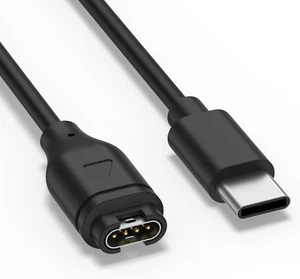 Amzpas USB-C Caricatore per Garmin Forerunner 45 45S 55 245 745 935 945, Veloce - Zdjęcie 1 z 12