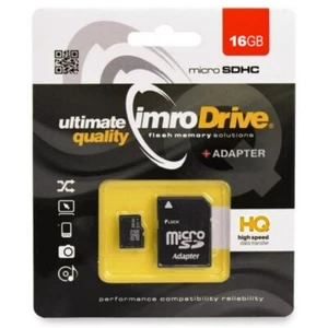 MICRO SD 16 GB CLASSE 10 IMRO SCHEDA MEMORIA ORIGINALE MEMORY CARD ESTERNA 16GB - Zdjęcie 1 z 5