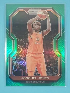 2021 Panini Prizm WNBA GREEN PRIZM Jonquel Jones Connecticut Sun #29 - Picture 1 of 2