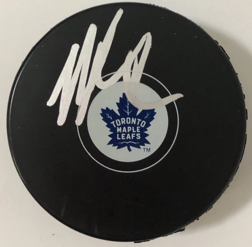 Nazem Kadri Firmado Autografiado Toronto Maple Leafs Logo Puck Stanley Cup PSA/DNA Foto 1 de 1