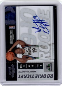 2009-10 Panini Playoff Contenders Championship Ticket Wayne Ellington Rookie
