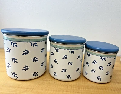 Villeroy & Boch SWITCH 3 Bote de almacenamiento de metal con tapa de madera ~Juego de 3 Foto 1 de 4