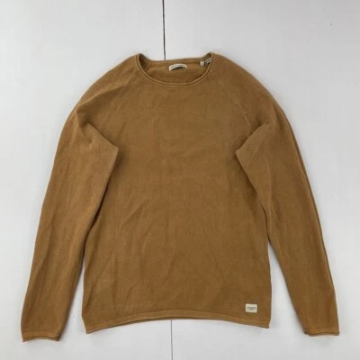 JACK & JONES Jersey Medio Marrón Hombre Manga Larga Tejido - Imagen 1 de 4