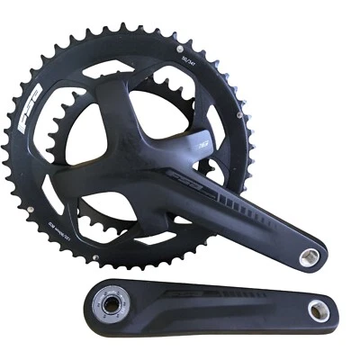 FSA Omega Road Bike Crankset 172.5mm 50t 34t BB386 11 speed Fit Shimano - Image 1 of 4