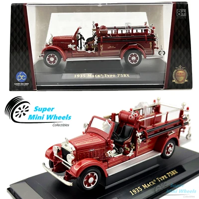 Road Signature 1:43 - 1935 Mack Type 75BX - Camión de bomberos - Modelo fundido a presión Foto 1 de 4