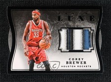 2015-16 Panini Luxe Memorabilia Die-Cuts Black 1/1 Corey Brewer #55