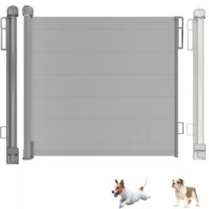 130CM Pet Safety Gate Retractable Dog Barrier Folding Baby Doorway Stair Guard - Picture 1 of 40