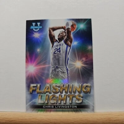 2022-23 Bowman U Best Chris Livingston Flashing Lights Refractor card # FL-4 - Image 1 of 2