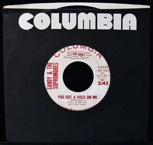Sandy & The Sophmores: You Got A Hold On Me~Soul Rock Promo 45~COLUMBIA #4-43129 - Imagen 1 de 2