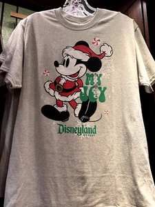 Disney 2024 Holiday Mickey Mouse Christmas My Joy T-shirt XL - Picture 1 of 1