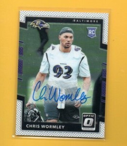 D24074  2017 Donruss Optic Rookie Autographs #143 Chris Wormley RAVENS
