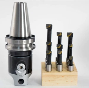F1-12 boring head + 9pcs 12mm carbide boring bars with BT40 1-1/2"-18 MOUNT - Picture 1 of 6