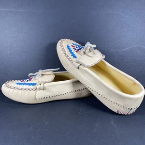 Capitol handgefertigte südafrikanische Damen Slipper Mokassins Slipper Größe 4 Schuhe - Bild 1 von 11