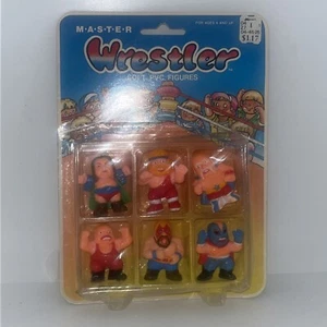 1986 Soma Soft PVC Bootleg/Knockoff Wrestler 6-Pack Version 2 - Picture 1 of 17