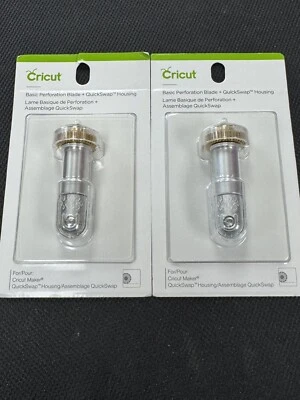 2 базовых перфорационных лезвия Cricut Maker с корпусом QuickSnap 2006704 - Изображение 1 из 3