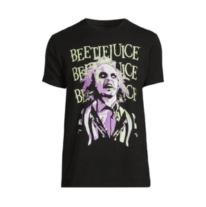 Brand NEW Beetlejuice Graphic T-Shirt Size 2XL NWT NEW Shirt Black - Picture 1 of 3