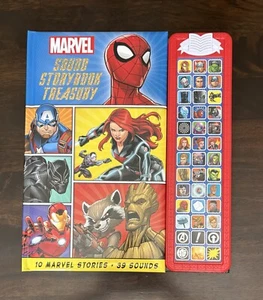 Marvel: Sound Storybook Treasury by Pi Kids: Spiderman, Advengers, Cpt. Amer New - Picture 1 of 4