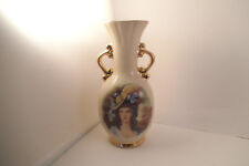 Vintage Joh Peters Gainsborough Lady Portrait Amsterdam Holland Bud Vase