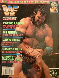 WWF Magazin Dezember 1993 RAZOR RAMON *hat Poster* B - Bild 1 von 17