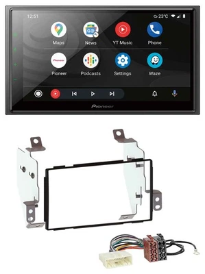 Pioneer USB 2DIN DAB MP3 Bluetooth Autoradio für Nissan Note (2005-2013) - Bild 1 von 4