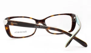 Tiffany & Co Eyeglasses Glasses TF 2090H 8015 Brown Tortoise Pearl Heart 54mm - Picture 1 of 6