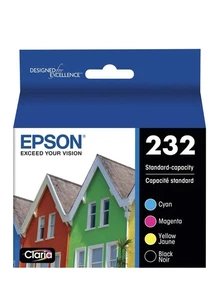 Epson 232 Claria Ink Cartridges Set for XP 4200 WF 2930 High Quality - Picture 1 of 2