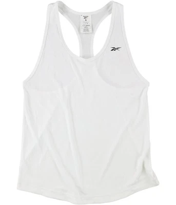 Camiseta sin mangas Reebok Perforamance Mesh Racerback para mujer, blanca, S Foto 1 de 2