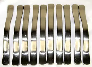 Brushed Nickel Cabinet Door Handles Lot of 10 - Picture 1 of 7