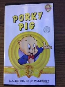 COLLECTION DU 50 ème ANNIVERSAIRE ... LOONEY TUNES ... PORKY PIG ... VHS - Picture 1 of 4
