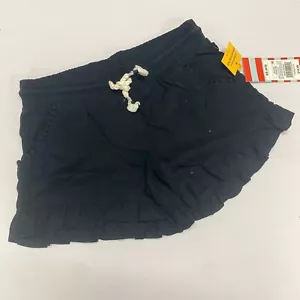 Cat & Jack Pull on Shorts Ruffle Hem Stretchy Drawstring Toddler Girls XS 4/5 - Picture 1 of 4