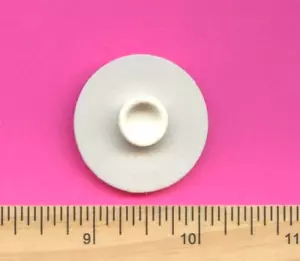 Casa delle Bambole Miniatura Ceramica Bisque Chip & Dip Vassoio da Dipingere. - Foto 1 di 2