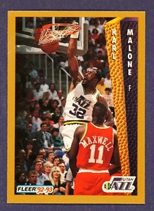 1992-93 Fleer Drake's #52 Karl Malone NM+ - Picture 1 of 2