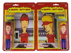MTV Beavis and Butt Head Burger World Set ReAction Super7 - Picture 1 of 5