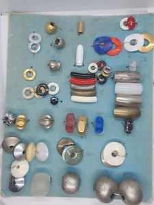 Vintage Tschechische Lucite Perlen Musterkarte - Bild 1 von 2