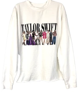 Taylor Swift Midnight Era Graphic Sweatshirt 2XL Weiß Langarm Damen CB24Q - Bild 1 von 4