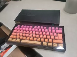 Tai-Hao Keycaps pink porange yellow purple 75 caps NOB - Picture 1 of 4