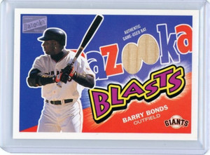 2003 Topps Bazooka #BB-BB Barry Bonds Game Used Bat NM/MT Baseball Card