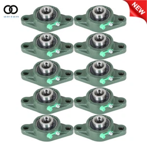 10 Stück 3/4 Zoll Bohrung UCFL204-12 Stehlager Flanschlager 2 Schrauben massive Basis - Bild 1 von 12