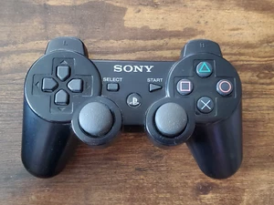 OEM Playstation 3 - Black - Sixaxis Wireless Controller - CECHZC1U - For Parts - Picture 1 of 5