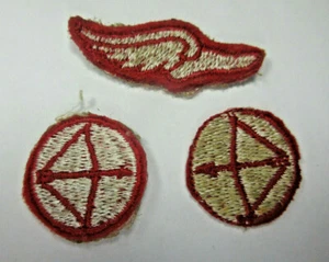 vintage lot 3 1970's YMCA Indian Guide Y-Guides patch bow & arrow winged foot - Picture 1 of 9