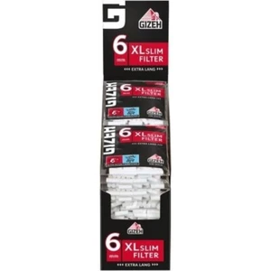 GIZEH XL Black Slim Filter 6mm 20x 100 Stück - Bild 1 von 1