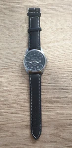 Herren Quarz Armbanduhr /Chronometer /Avialic 1903 /Fliegeruhr mit Lederarmband - Bild 1 von 7