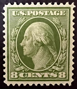 US STAMPS #337 8c WASHINGTON MINT MOGNH cv $825 xf/s - Picture 1 of 2