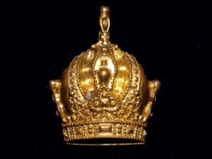 WUNDERSCHÖNES VINTAGE VERGOLDETES MONTIER-ABZEICHEN, KÖNIGSKRONE!!!   - Bild 1 von 4