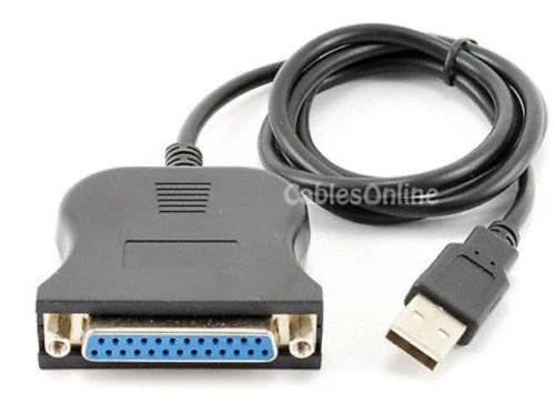 Cavo adattatore da USB a parallelo DB25 femmina USB-PPBB da 3 piedi - Immagine 1 di 1